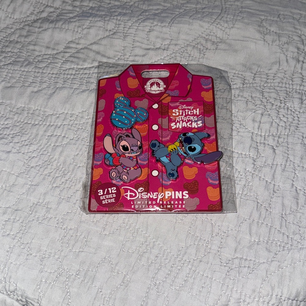 Disney Stitch Snack-Themed Pin Collection 3/12 Macaroons